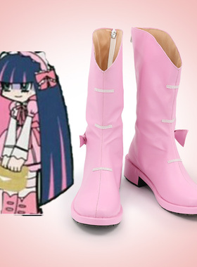 恋爱stocking 吊带袜天使cos鞋 游戏动漫Cosplay靴子看图定制