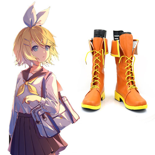 世界计划镜音铃cosplay鞋定制