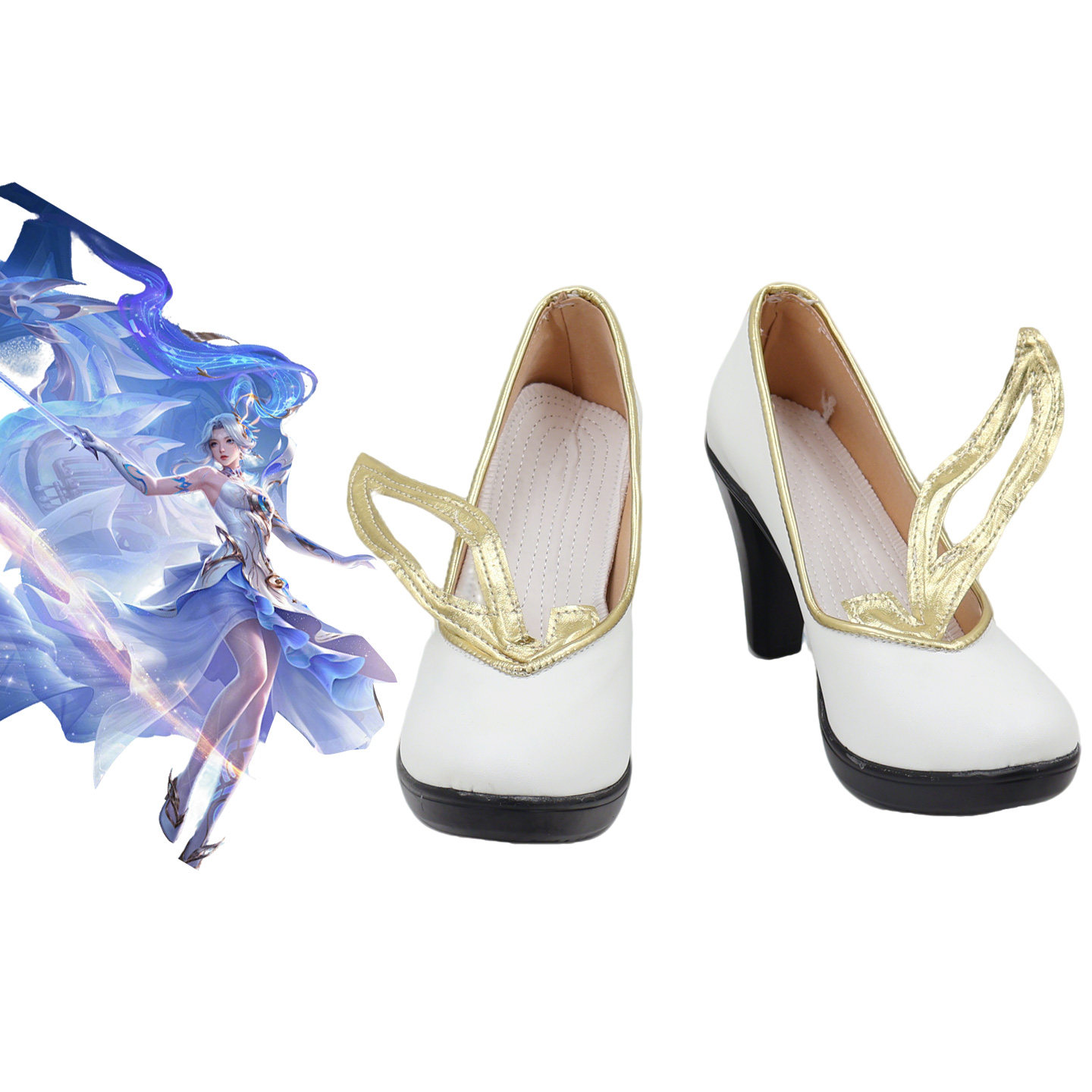 Cosplay鞋王者荣耀 伽罗动漫手游cos鞋定制专拍