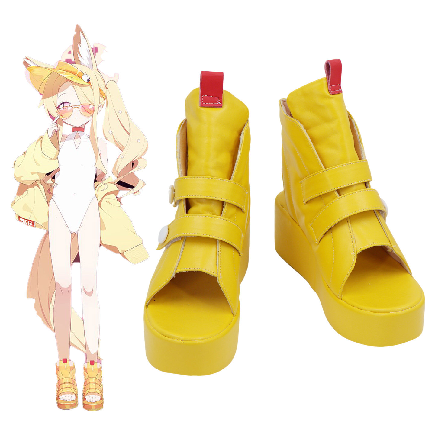 Cosplay鞋 蔚蓝档案 圣娅Cosplay鞋cos鞋定制