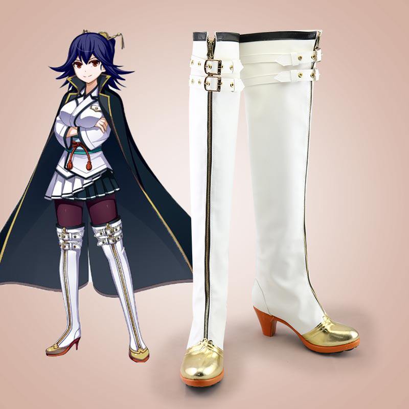 御城少女Project:Re cos鞋定制动漫Cosplay女靴支持看图制作