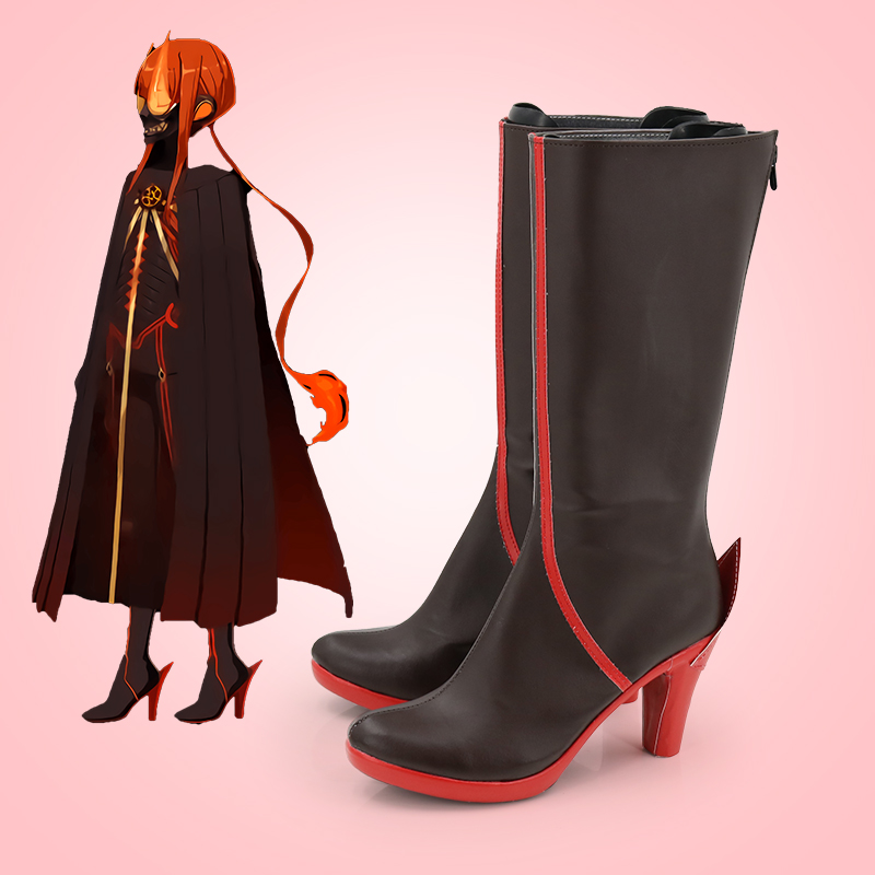 FGO 织田信胜 cosplay鞋 动漫cos鞋来图定做
