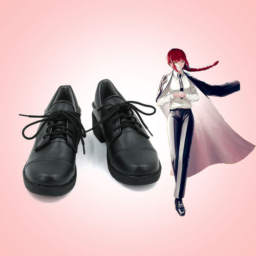 电锯人 玛奇玛cos鞋定制 游戏动漫Cosplay女靴支持看图制作