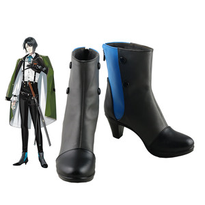 刀剑乱舞 松井江cos鞋定制 动漫Cosplay男靴支持来图