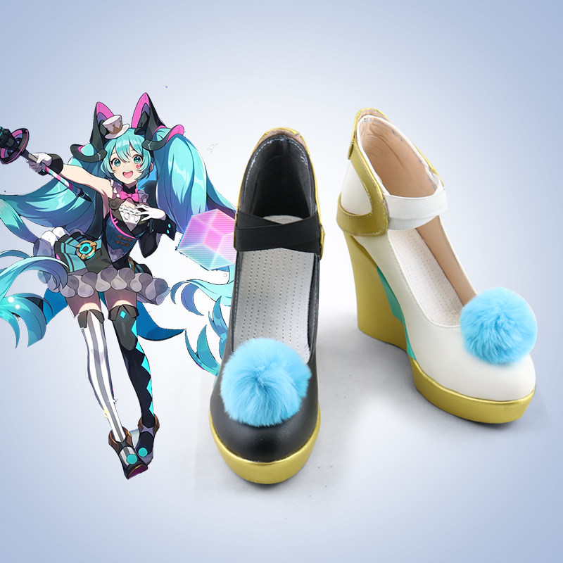 初音魔法未来coo服MIKU2019演唱会马戏团打歌服 cosplay鞋