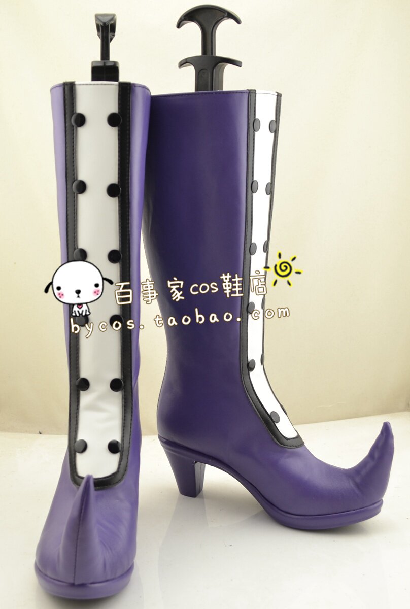 小魔女cosplay鞋 COS鞋来图定做 编号E14