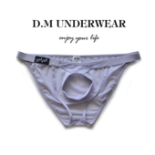 D.M男士 透视网纱丁字潮 吊带缕空夏季 内裤 低腰性格透明情趣三角裤