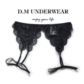 配件丁字裤 D.M男内裤 性感情趣蕾丝网眼个性 透气吊带套腿诱惑镂空