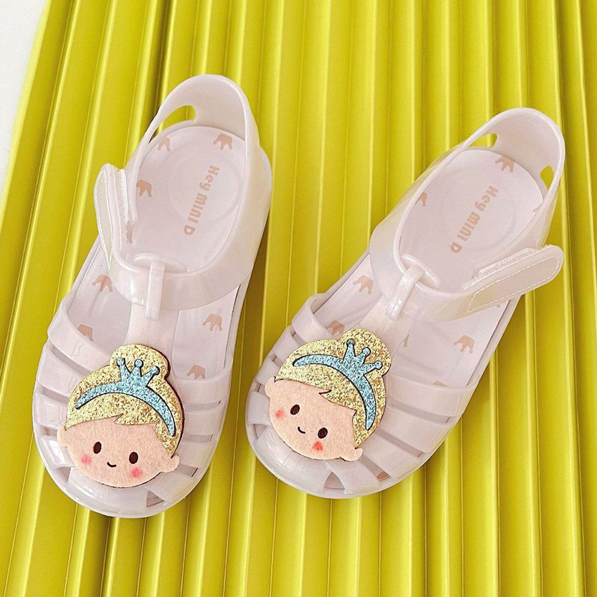儿童凉鞋夏季新款女童包头软底公主凉鞋韩版女宝中大童溯溪沙滩鞋