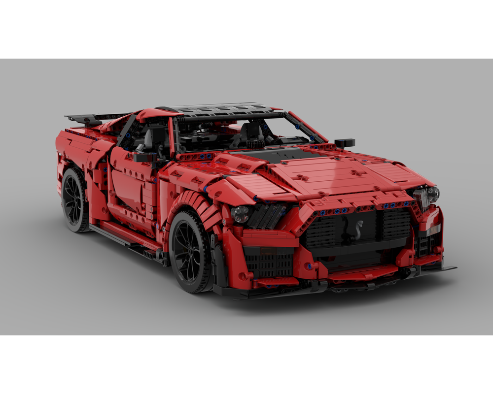 乐高科技 MOC零件包 Shelby Gt500 福特 谢尔比 野马GT 遥控模型