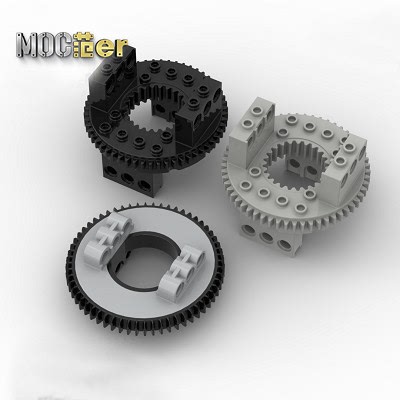 LEGO 乐高科技配件 2856 2855 18939 18938 旋转平台 齿轮 转盘