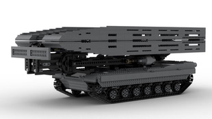 乐高科技 MOC零件包 Abrams 架桥坦克 遥控模型 可定制改色