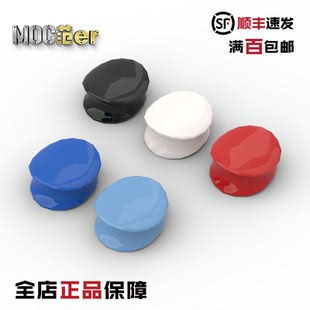 LEGO 乐高人仔配件 3624 4485 86035 警察 帽子 大檐帽 军官帽