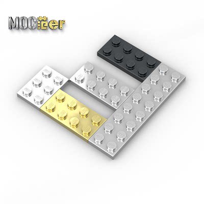 LEGO 乐高配件 3020 3034 3021 3795 基础板 电镀银 电镀金
