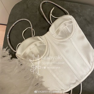 正品 and 轻婚纱 钻饰肩吊带衫 半身裙 格鲁吉亚 mach