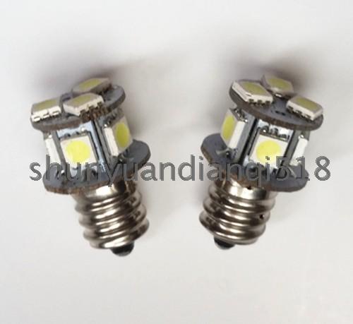 8灯珠E17 E14 E12螺口LED灯泡12V24V螺口机床仪器指示灯led贴片灯