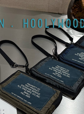 N.HOOLYWOOD EXCHANGE SERVICE军事线日产魔术贴防泼水功能零钱包
