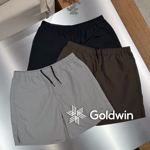 Goldwin官方授权26SS 三色松紧腰系绳简约轻薄休闲短裤 GL75185