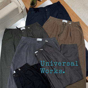 SURGIR 松紧腰简约褶裥锥形休闲裤 Universal Works官方授权