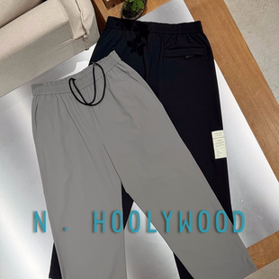 N.HOOLYWOOD授权 26ss EXCHANGE SERVICE 日产 轻薄防泼水休闲裤