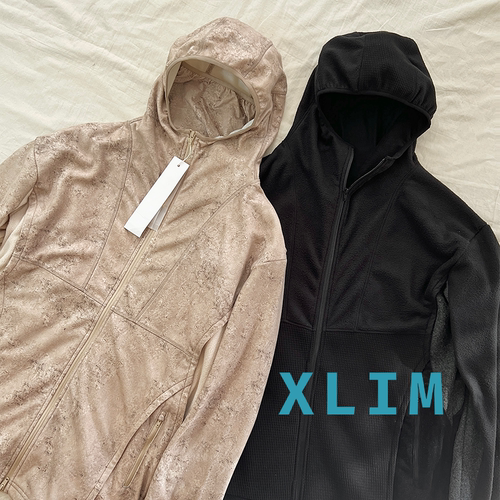 XLIM华夫格拼接肌理感连帽夹克