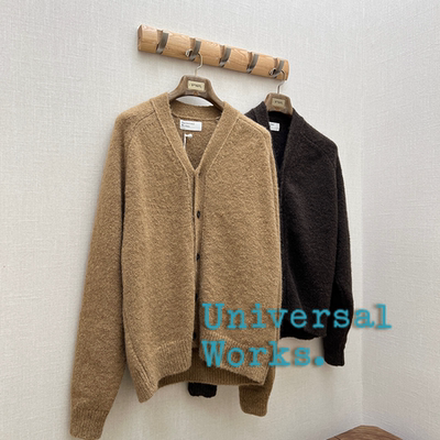 羊驼毛混纺开衫针织衫