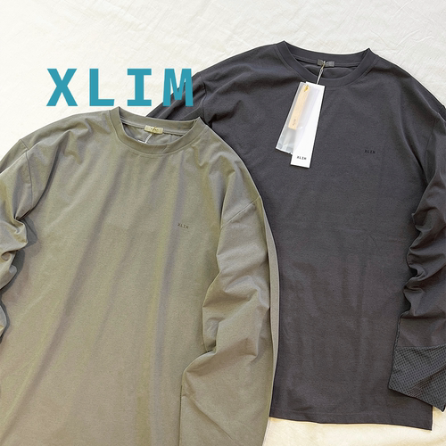 XLIM袖口蕾丝拼接打底衫长袖T恤