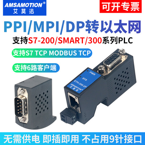 S7-200/200smart/300PLC转以太网