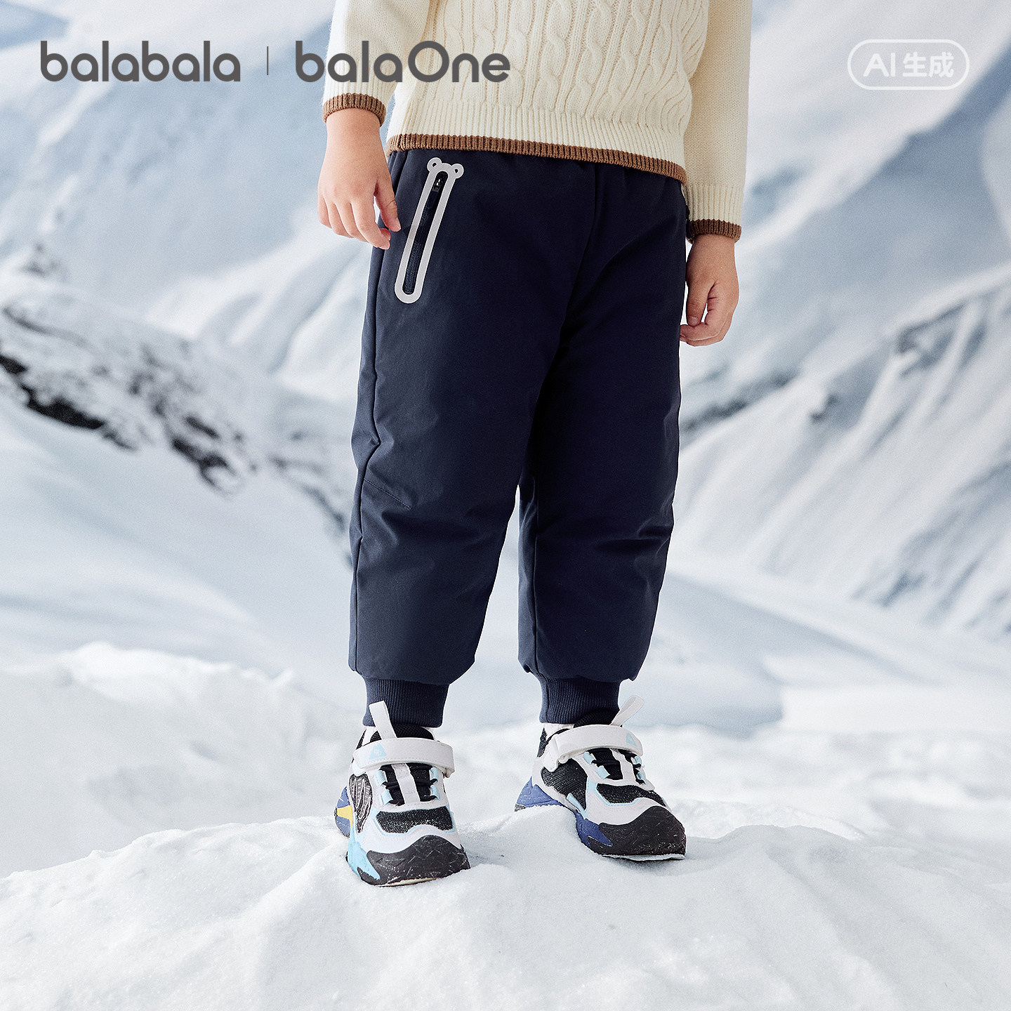巴拉巴拉balaOne宝宝羽绒裤三防男童女童弯刀裤冬季2025新款长裤,童装/婴儿装/亲子装,羽绒裤,淘宝优惠券,粉丝福利购,淘宝优惠卷