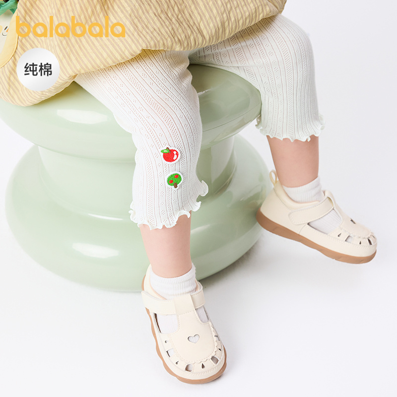 巴拉巴拉宝宝打底裤女童夏装薄款