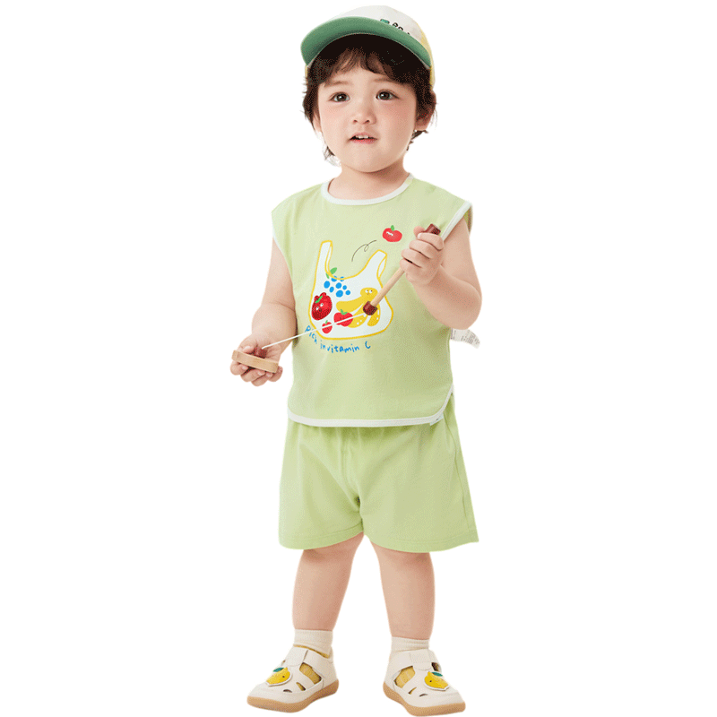 巴拉巴拉童装儿童套装男童宝宝拜年服女童2026秋冬两件套加绒红色