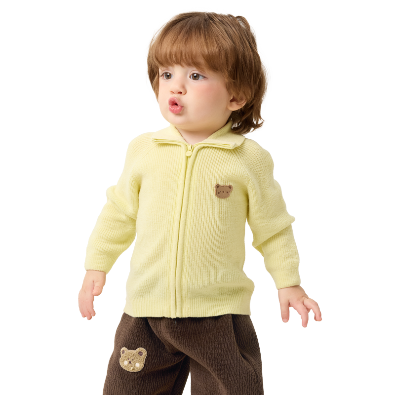 巴拉巴拉童装婴儿毛衣儿童冬季打底衫宝宝羊毛衫开衫保暖休闲上衣