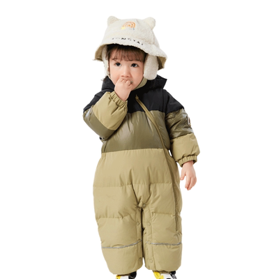 巴拉巴拉童装婴儿羽绒服冬季儿童连体衣宝宝抱衣哈衣秋防风保暖潮