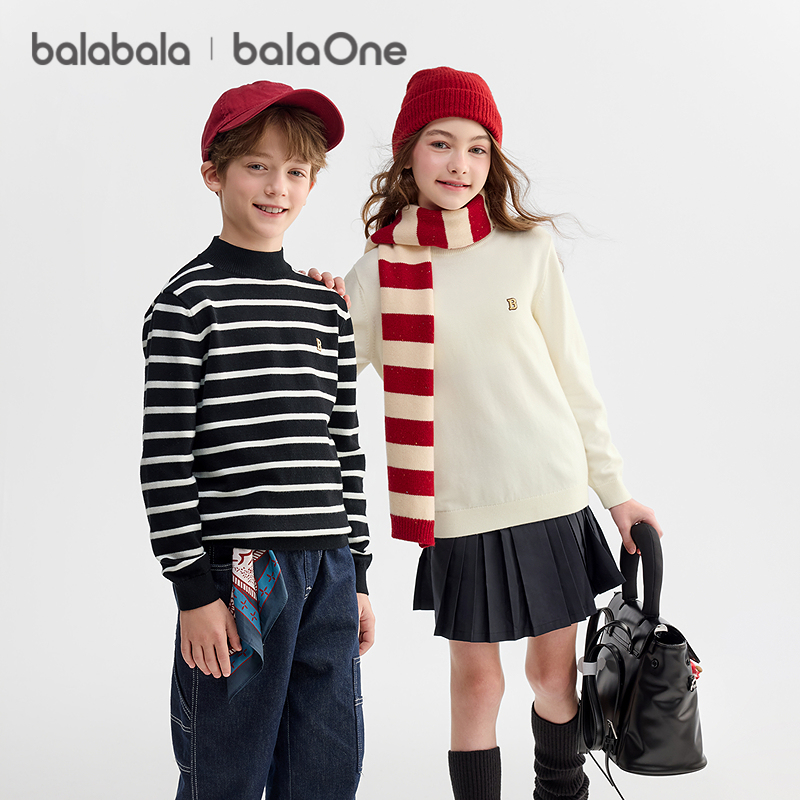 巴拉巴拉balaOne毛衫男女针织衫