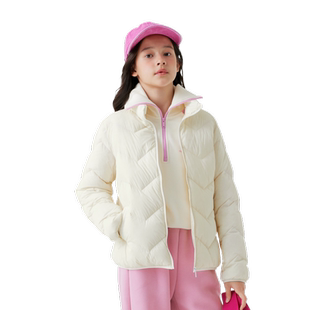 巴拉巴拉童装儿童羽绒服女童冬装中长款保暖外套上衣舒适户外潮款