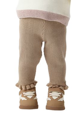 婴儿长裤加绒打底裤女童宝宝裤子