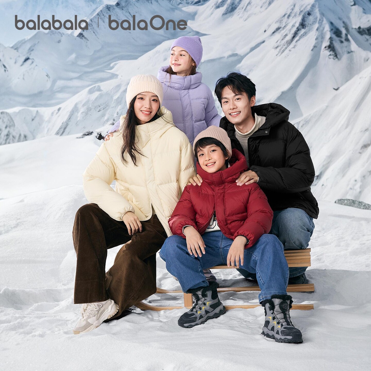 巴拉巴拉balaOne羽绒服男女外套
