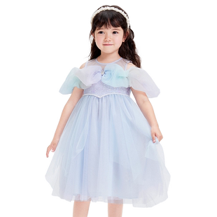 巴拉巴拉童装女童连衣裙夏新款梦幻小童宝宝儿童网纱裙礼服公主裙