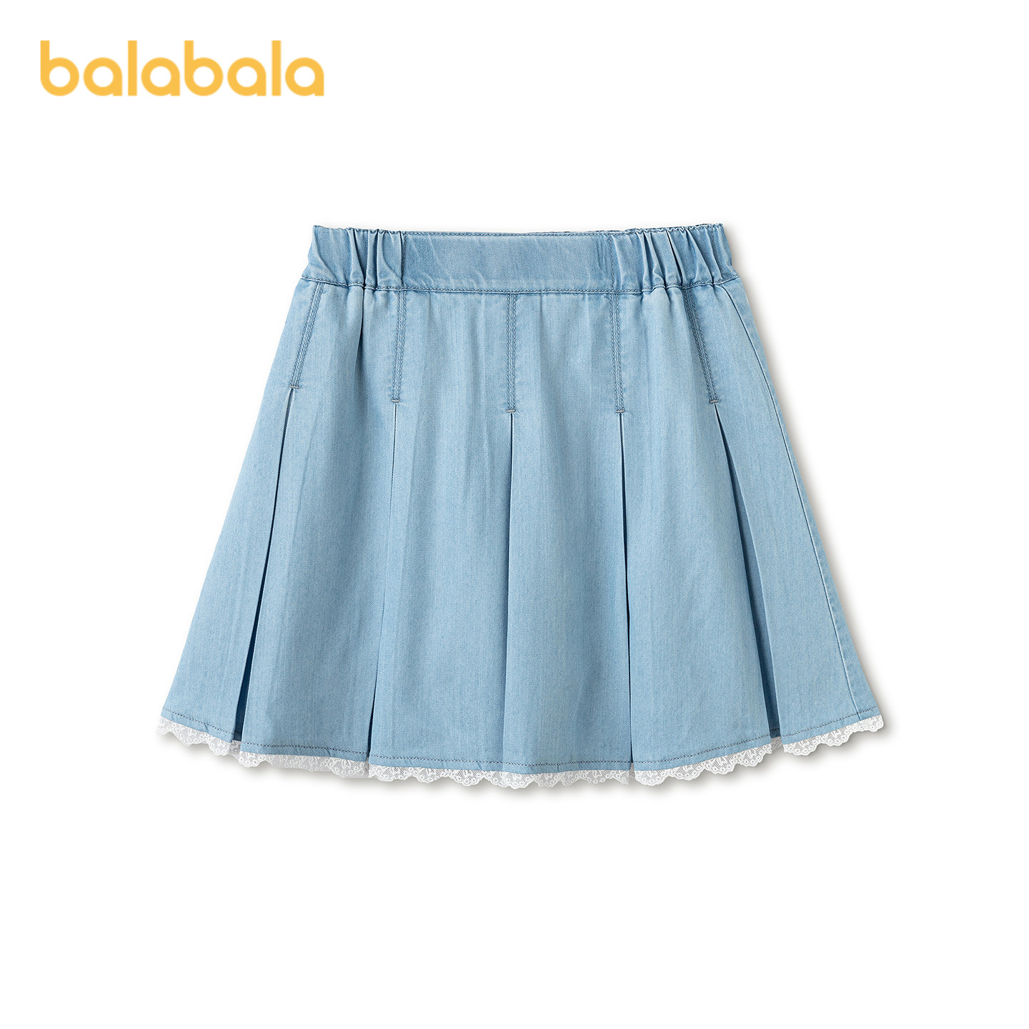【商场同款】巴拉巴拉童装儿童短裙女童2026夏装新款牛仔裙裤凉感