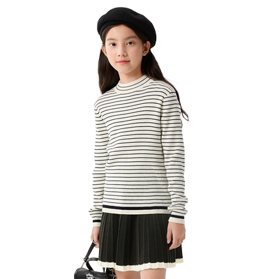 巴拉巴拉童装女童毛衫儿童2025新款秋冬装宝宝毛衣百搭打底针织衫