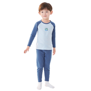 巴拉巴拉男童内衣套装棉春秋季新款薄小童打底棉毛衫宝宝中童睡衣