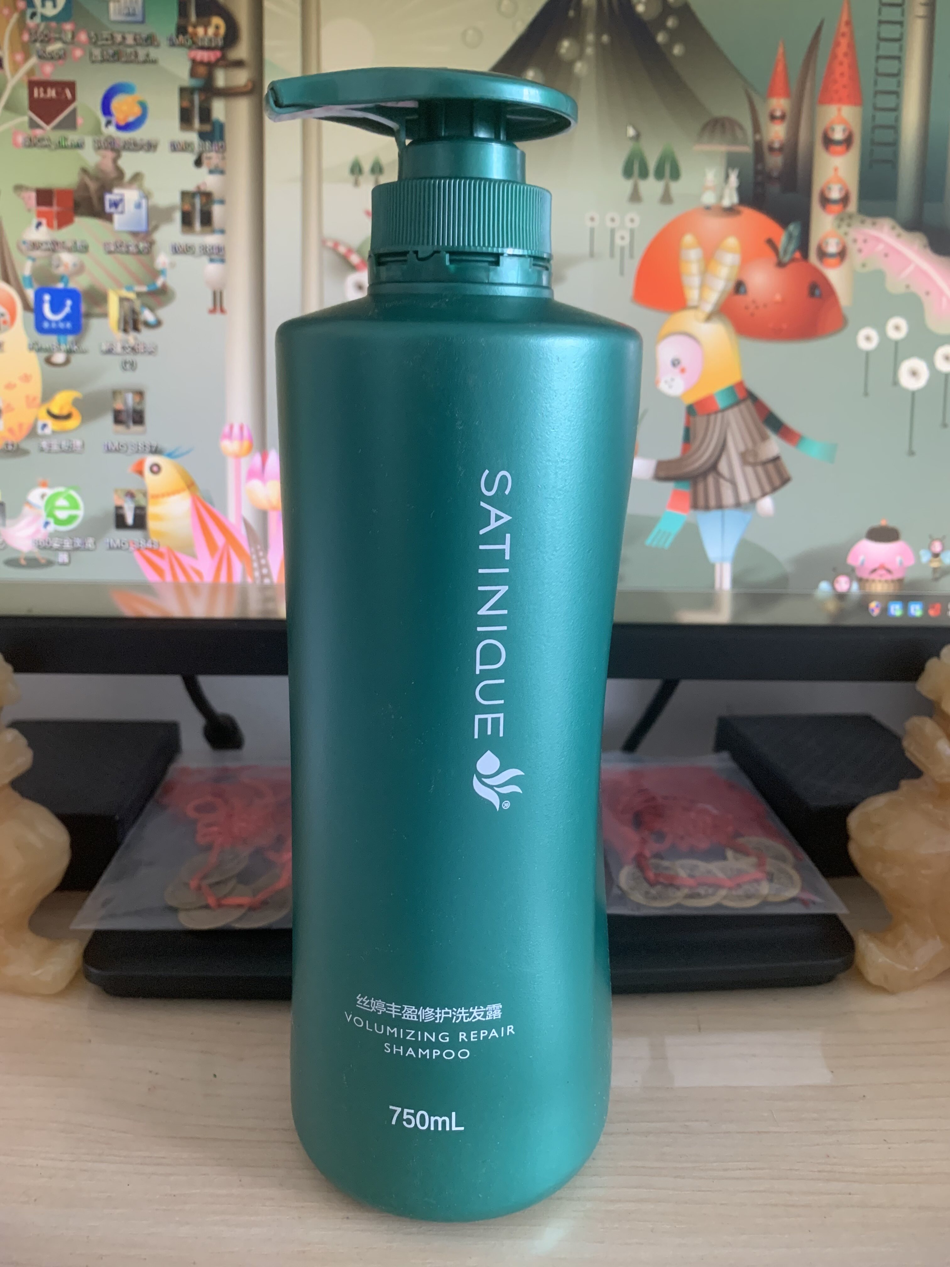 安利丝婷丰盈修护洗发露750ml去油蓬松洗发水无硅油不毛躁家庭装