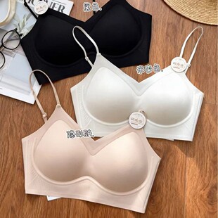 惠芝欣5335粉底液大U背裸感无痕冰丝透气内衣女文胸一片式美背