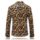外贸供货男单西装新款休闲时尚修身版结婚礼西服K9010-1*P200，男装西服，星座103C（原1616-1）