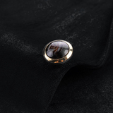 【黑底】外贸大码复古韩版休闲结婚礼西服装男两件套90280-1*P245，男装西服套装，星座103C（原1616-1）