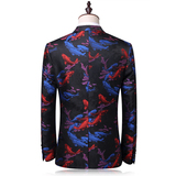 外单常年供货修身韩版休闲结婚花西礼服男两件套86500-2*P335，男装西服套装，星座103C（原1616-1）