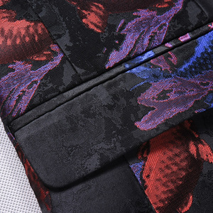 外贸长期供货钱塘新款修身韩版休闲花单礼西服装男外套K8650*P235图片