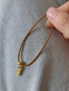 进阶版 极细8股编简约手绳可串小金珠盘缠各种金饰品百搭粗约1.1mm