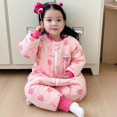 迪士尼儿童睡袋防踢被神器秋冬款