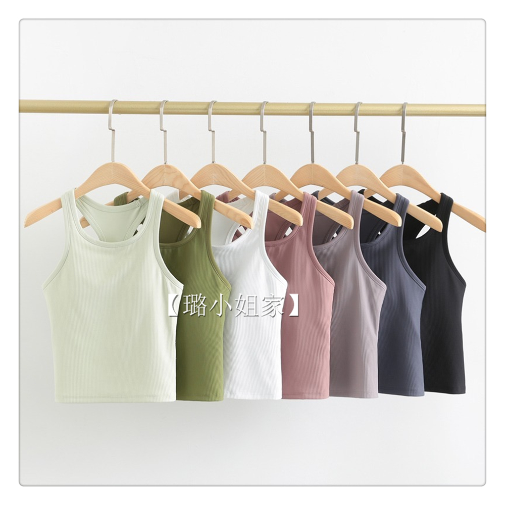 EBB瑜伽背心女工字运动